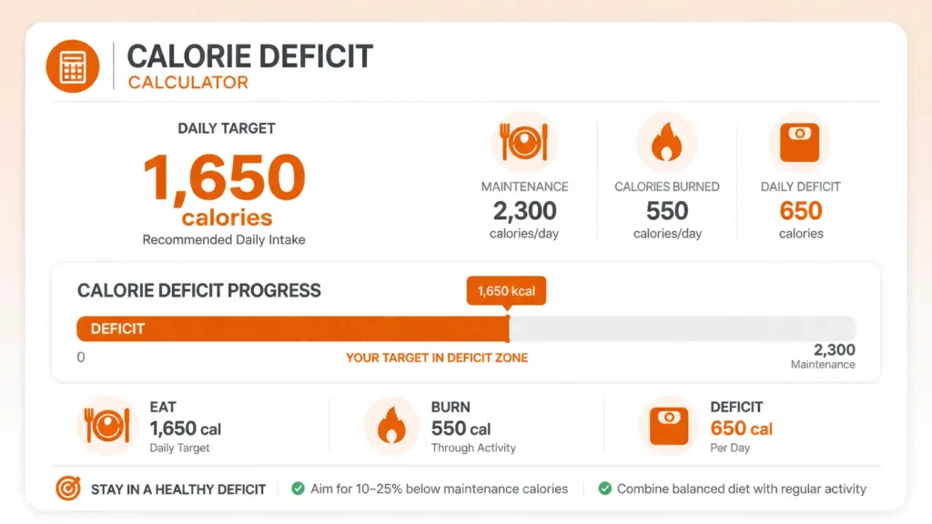 Calorie Deficit Calculator